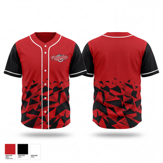 Rancho Little League 34852987 Full Button Baseball Jersey - 1