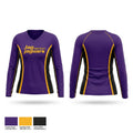 Jag highschool jaguars Women's Long Sleeve V-neck Shirt - 1
