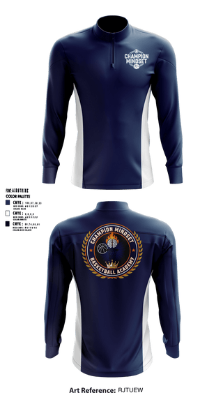 Champion Mindset Basketball Academy 5721341 Quarter Zip Jacket - 1