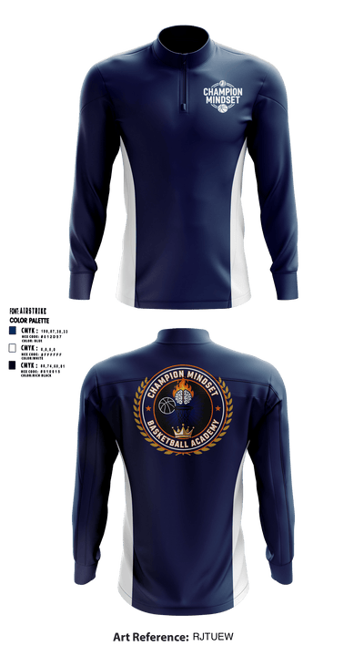 Champion Mindset Basketball Academy 5721341 Quarter Zip Jacket - 1
