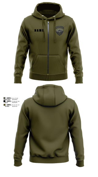 PENINSULA CRISIS RESPONSE TEAM 40299009 Zip Hoodie - 51