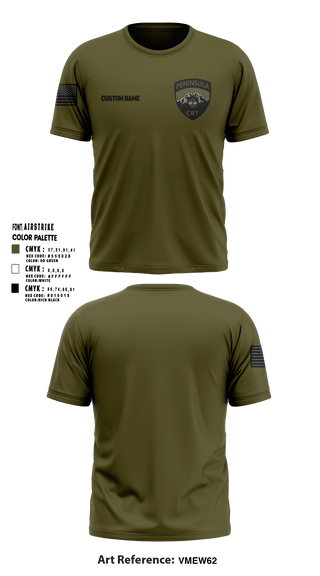 PENINSULA CRISIS RESPONSE TEAM 40299009 Old School Cotton Feel Shirt - 1