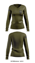 PENINSULA CRISIS RESPONSE TEAM 40299009 Women's Long Sleeve V-neck Shirt - 1