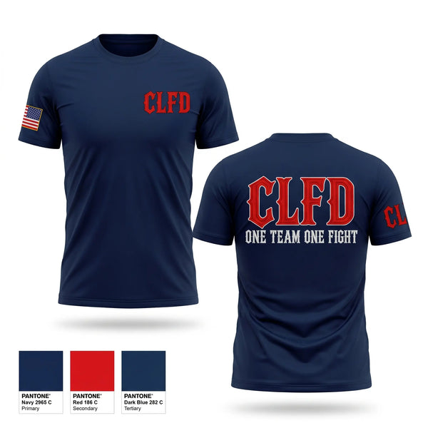 Short Sleeve Performance Shirt, CLFD, Fire Department, Teamtime, Team time, sublimation, custom sports apparel, team uniforms, spirit wear, spiritwear, sports uniforms, custom shirts, team store, custom team store, fundraiser sports, apparel fundraiser