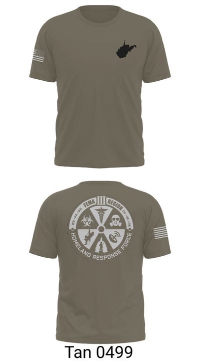 Region 3 Homeland Response Force 34212172 Old School Cotton Feel Shirt - 70