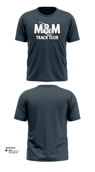M & M Track Club-Greenville, Texas 27581032 Short Sleeve Performance Shirt - 3
