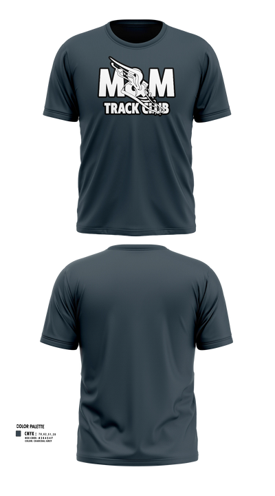 M & M Track Club-Greenville, Texas 27581032 Short Sleeve Performance Shirt - 3