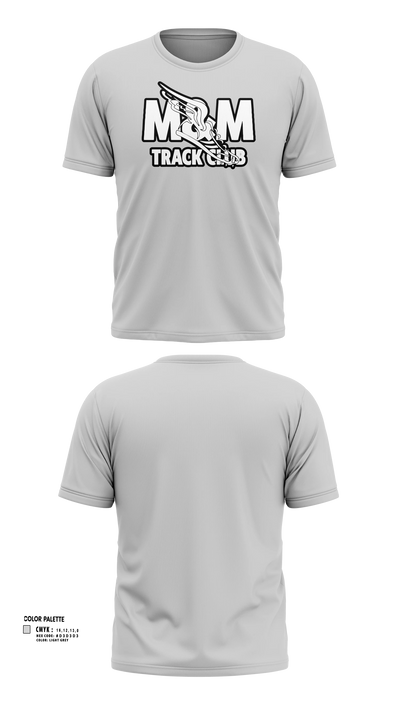 M & M Track Club-Greenville, Texas 27581032 Short Sleeve Performance Shirt - 5