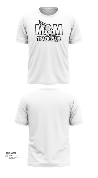 M & M Track Club-Greenville, Texas 27581032 Short Sleeve Performance Shirt - 4