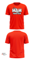 M & M Track Club-Greenville, Texas 27581032 Short Sleeve Performance Shirt - 2
