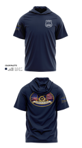 Suffolk county auxiliary police 53057312 Short Sleeve Performance Shirt With Hood - 21