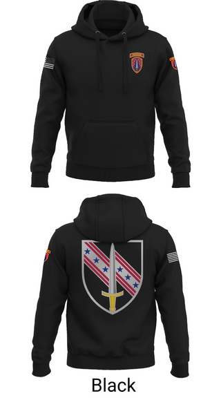 Hoodie, 6/54th SFAB, National Guard, Teamtime, Team time, sublimation, custom sports apparel, team uniforms, spirit wear, spiritwear, sports uniforms, custom shirts, team store, custom team store, fundraiser sports, apparel fundraiser