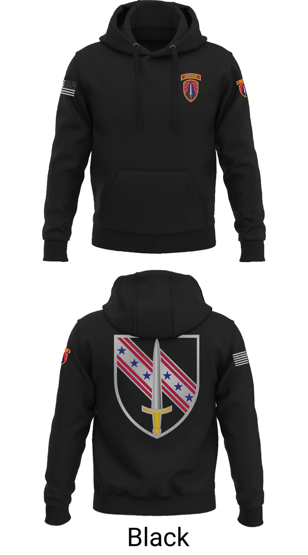 Hoodie, 6/54th SFAB, National Guard, Teamtime, Team time, sublimation, custom sports apparel, team uniforms, spirit wear, spiritwear, sports uniforms, custom shirts, team store, custom team store, fundraiser sports, apparel fundraiser