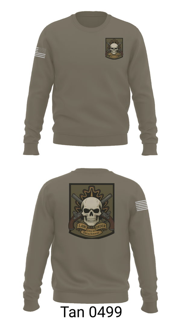Crew Neck Sweatshirt, 430th MP Detachment, , Teamtime, Team time, sublimation, custom sports apparel, team uniforms, spirit wear, spiritwear, sports uniforms, custom shirts, team store, custom team store, fundraiser sports, apparel fundraiser