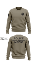 Muscogee Nation Police Tactical Medical team 86910263 Crew Neck Sweatshirt - 102