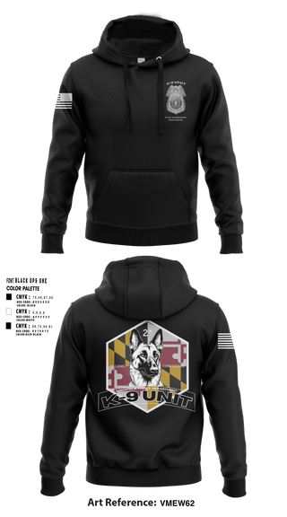 Annapolis Police K9 Unit 81380141 Hoodie - 1