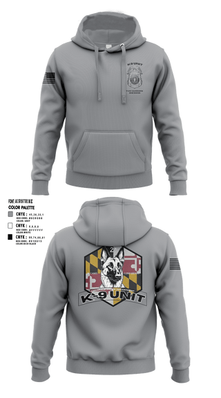 Annapolis Police K9 Unit 81380141 Hoodie - 2