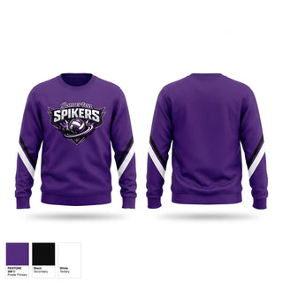 Crew Neck Sweatshirt, Somerton spikers, Women's Volleyball, Teamtime, Team time, sublimation, custom sports apparel, team uniforms, spirit wear, spiritwear, sports uniforms, custom shirts, team store, custom team store, fundraiser sports, apparel fundraiser