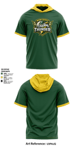 Thunder 6953538 Short Sleeve Performance Shirt with hood - 1