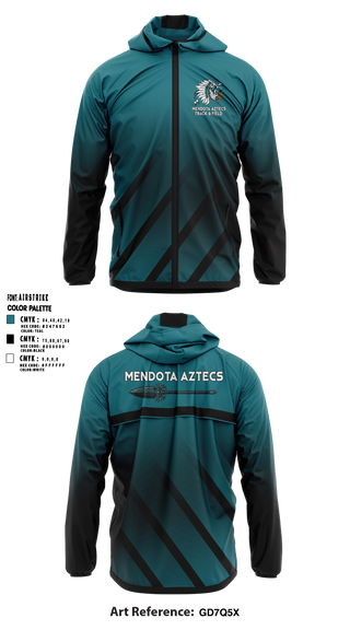 Mendota Aztecs 94033090 Windbreaker - 10