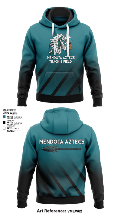 Mendota Aztecs 94033090 Hoodie - 10
