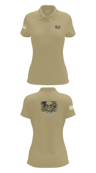 Womens Short Sleeve Performance Polo, 1245th Transportation Company, , Teamtime, Team time, sublimation, custom sports apparel, team uniforms, spirit wear, spiritwear, sports uniforms, custom shirts, team store, custom team store, fundraiser sports, apparel fundraiser