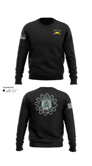 Crew Neck Sweatshirt, E CO 1-81 AR, 194th AR BDE, Army, Teamtime, Team time, sublimation, custom sports apparel, team uniforms, spirit wear, spiritwear, sports uniforms, custom shirts, team store, custom team store, fundraiser sports, apparel fundraiser