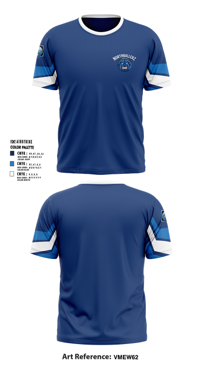 NorthBallerz 49852928 Short Sleeve Performance Shirt - 1
