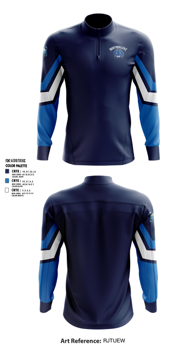 NorthBallerz 49852928 Quarter Zip Jacket - 1