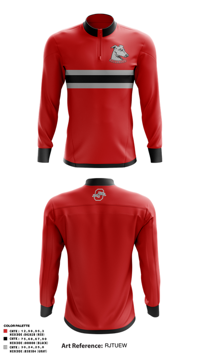Shorewood Greyhounds Golf 2014300 Quarter Zip Jacket - 1