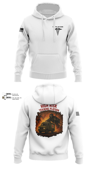 Hoodie, 194th AR BDE HRT Medics, Army, Teamtime, Team time, sublimation, custom sports apparel, team uniforms, spirit wear, spiritwear, sports uniforms, custom shirts, team store, custom team store, fundraiser sports, apparel fundraiser