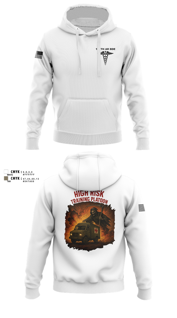 Hoodie, 194th AR BDE HRT Medics, Army, Teamtime, Team time, sublimation, custom sports apparel, team uniforms, spirit wear, spiritwear, sports uniforms, custom shirts, team store, custom team store, fundraiser sports, apparel fundraiser