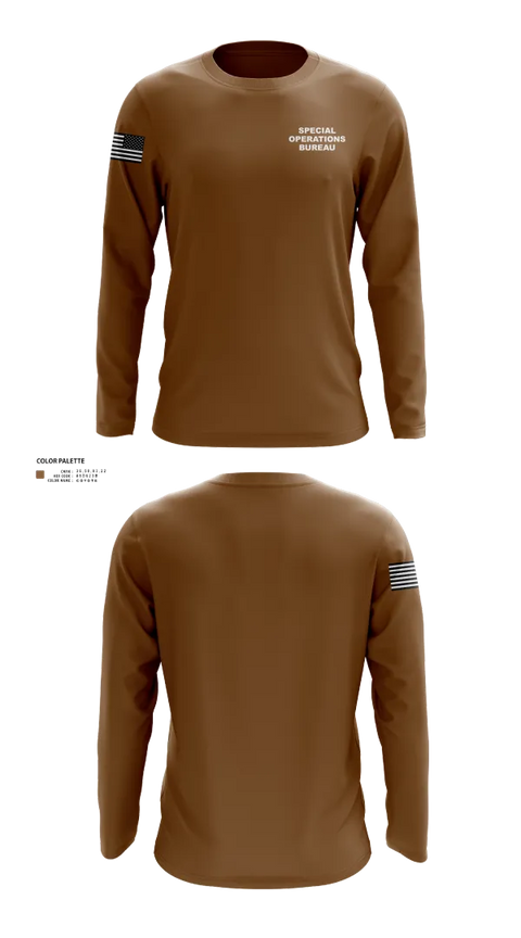 Long Sleeve Performance Shirt, Special Operations Bureau, , Teamtime, Team time, sublimation, custom sports apparel, team uniforms, spirit wear, spiritwear, sports uniforms, custom shirts, team store, custom team store, fundraiser sports, apparel fundraiser