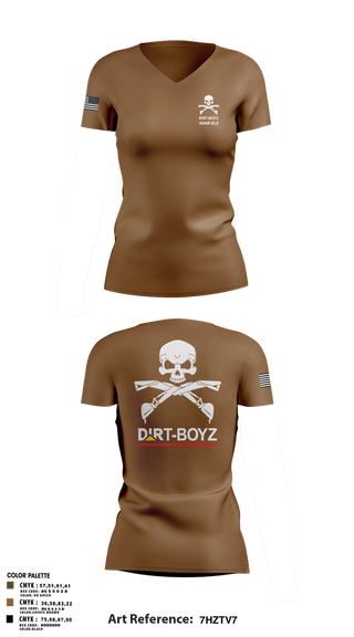 Womens Short Sleeve Vneck Shirt, DirtBoyz, Air Force, Teamtime, Team time, sublimation, custom sports apparel, team uniforms, spirit wear, spiritwear, sports uniforms, custom shirts, team store, custom team store, fundraiser sports, apparel fundraiser