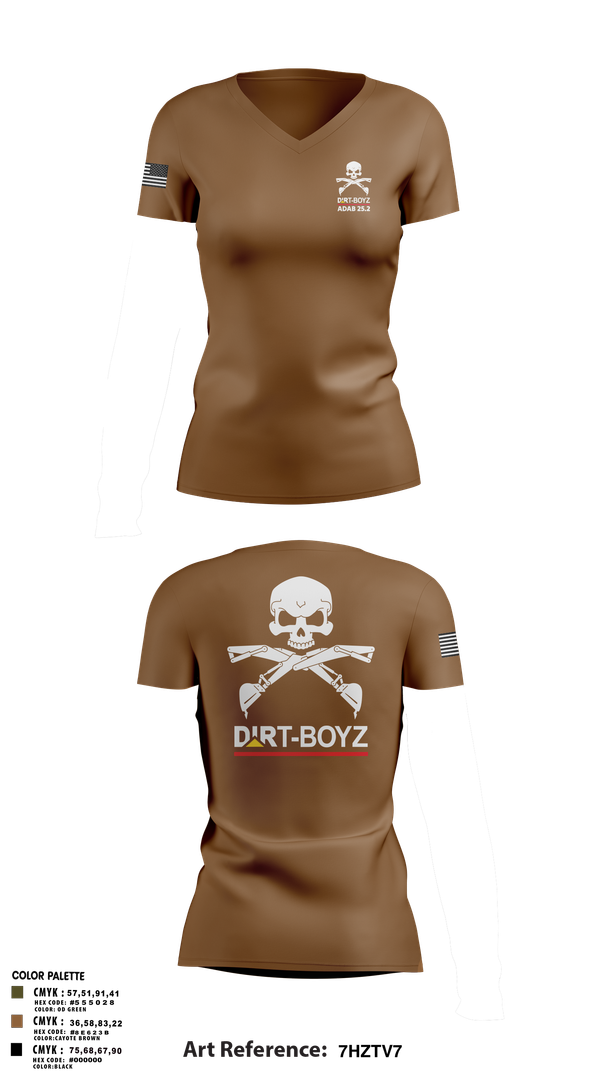 Womens Short Sleeve Vneck Shirt, DirtBoyz, Air Force, Teamtime, Team time, sublimation, custom sports apparel, team uniforms, spirit wear, spiritwear, sports uniforms, custom shirts, team store, custom team store, fundraiser sports, apparel fundraiser