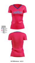 Lady BatCats 2560030 Women's Short Sleeve V-neck Shirt - 4