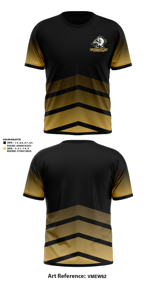 Old School Cotton Feel Shirt, Floyd County Volleyball, Women's Volleyball, Teamtime, Team time, sublimation, custom sports apparel, team uniforms, spirit wear, spiritwear, sports uniforms, custom shirts, team store, custom team store, fundraiser sports, apparel fundraiser