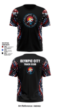 Olympic City Track Club 78162877 Short Sleeve Performance Shirt - 1