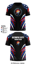 Olympic City Track Club 78162877 Short Sleeve Performance Shirt -2