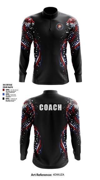 Olympic City Track Club 78162877 Quarter Zip Jacket - 3