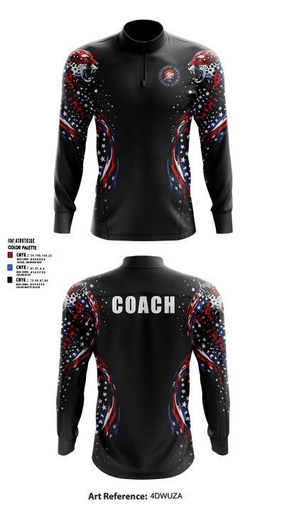 Olympic City Track Club 78162877 Quarter Zip Jacket - 3