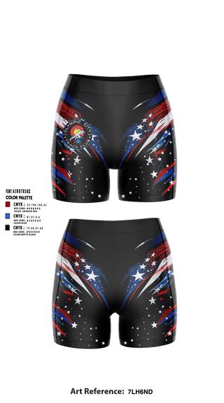 Olympic City Track Club 78162877 Women's Compression Shorts - 1