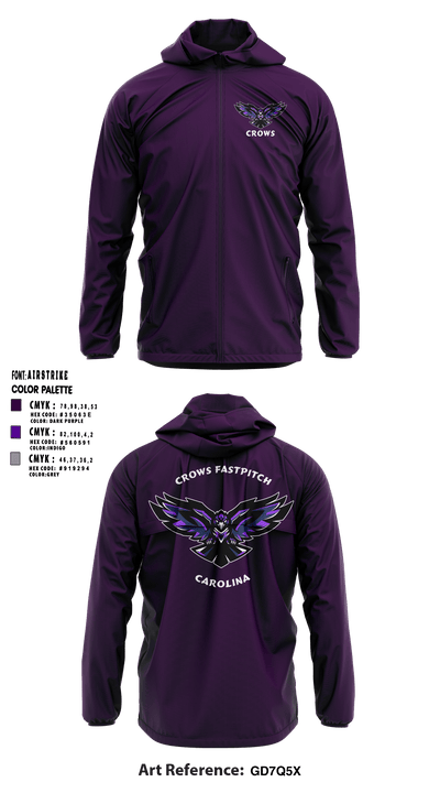 CROWS Fastpitch 7110601 Windbreaker - 1