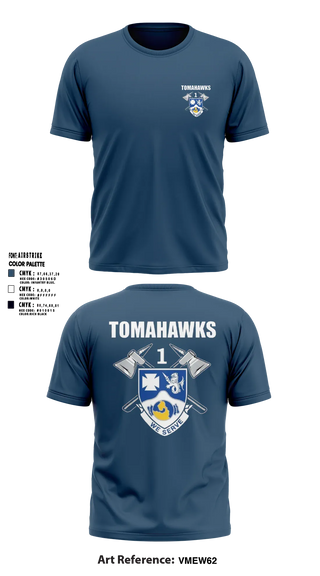 TOMAHAWKS 1-23 IN 53223045 Short Sleeve Performance Shirt - 7