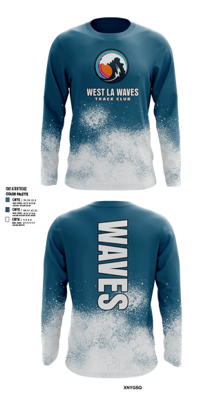 West LA Waves 71978051 Long Sleeve Performance Shirt 1