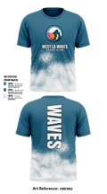 West LA Waves 71978051 Short Sleeve Performance Shirt - 1