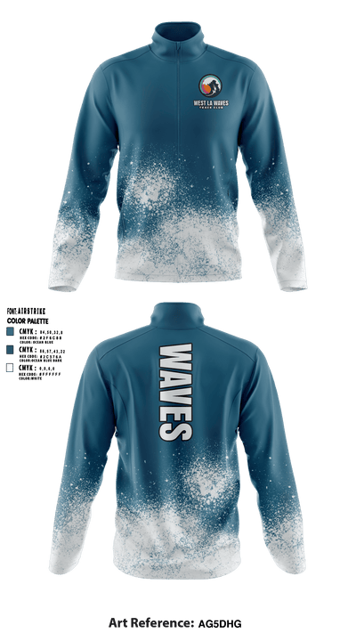 West LA Waves 71978051 Fleece Jacket - 1