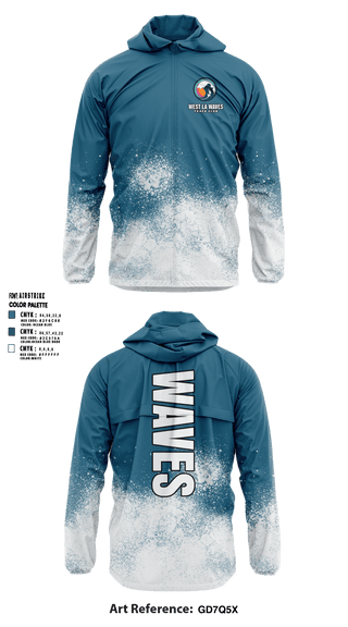 West LA Waves 71978051 Windbreaker - 1
