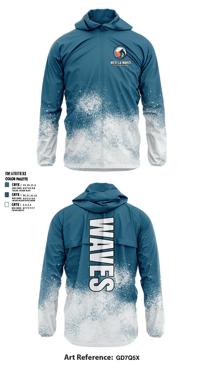West LA Waves 71978051 Windbreaker - 1