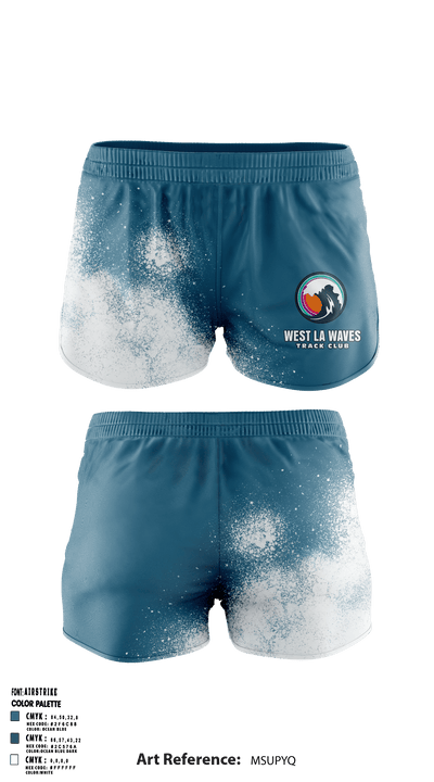 West LA Waves 71978051 Women's Shorts - 1